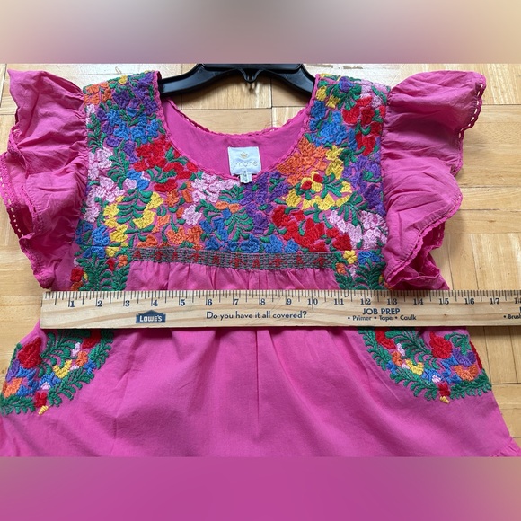 J. Marie Cameron embroidered floral dress - Picture 6 of 12